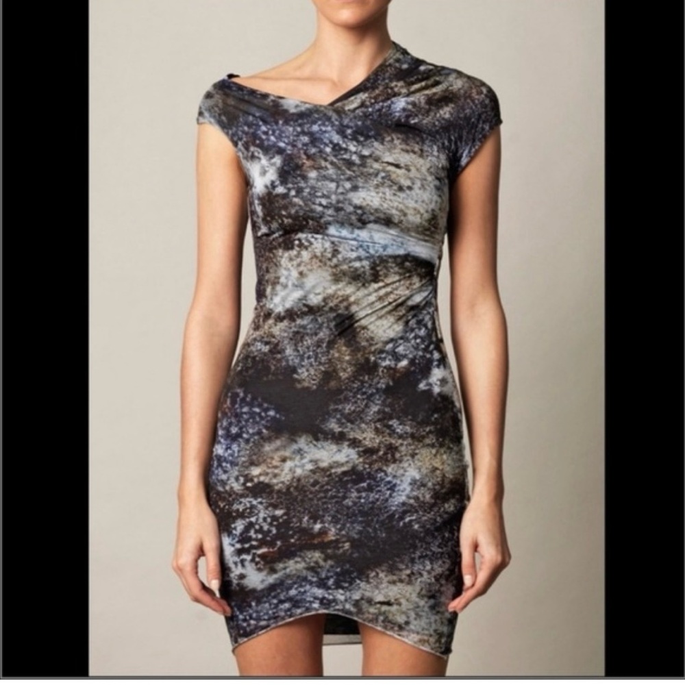 Helmut Lang Oxide Twist Dress